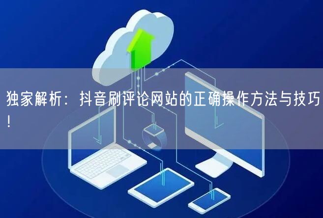 独家解析：抖音刷评论网站的正确操作方法与技巧！