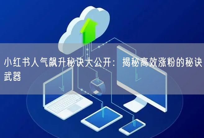 小红书人气飙升秘诀大公开:揭秘高效涨粉的秘诀武器