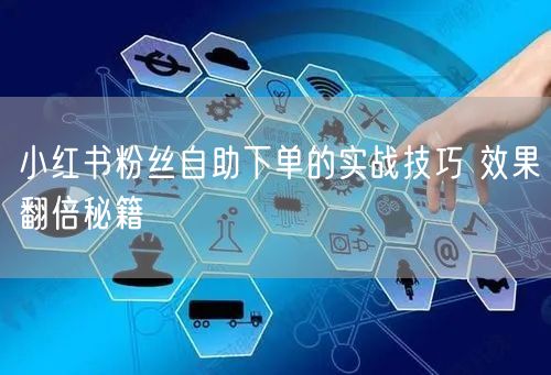 小红书粉丝自助下单的实战技巧 效果翻倍秘籍
